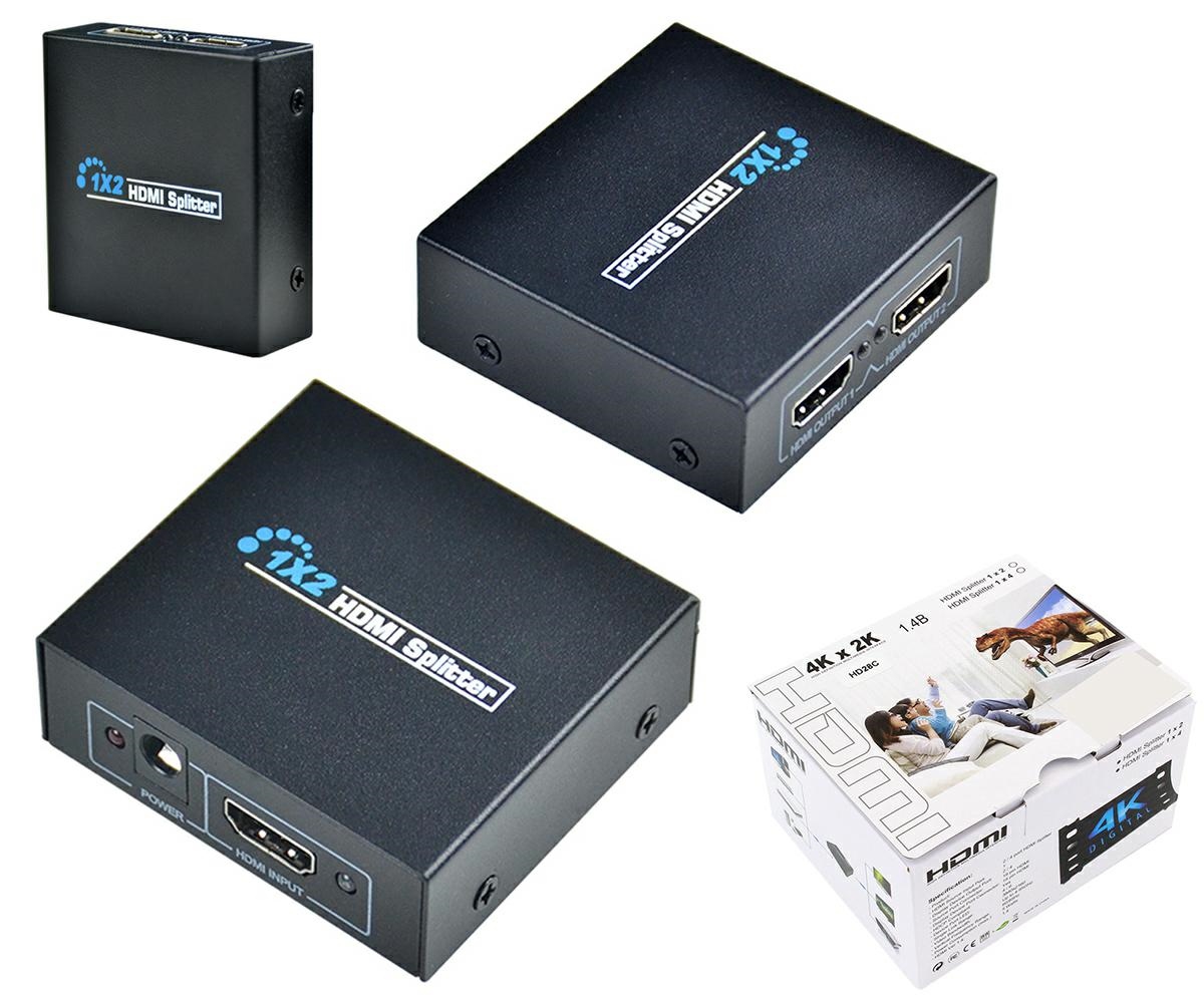 Skirstytuvas SPLITTER HDMI 1x2 4K