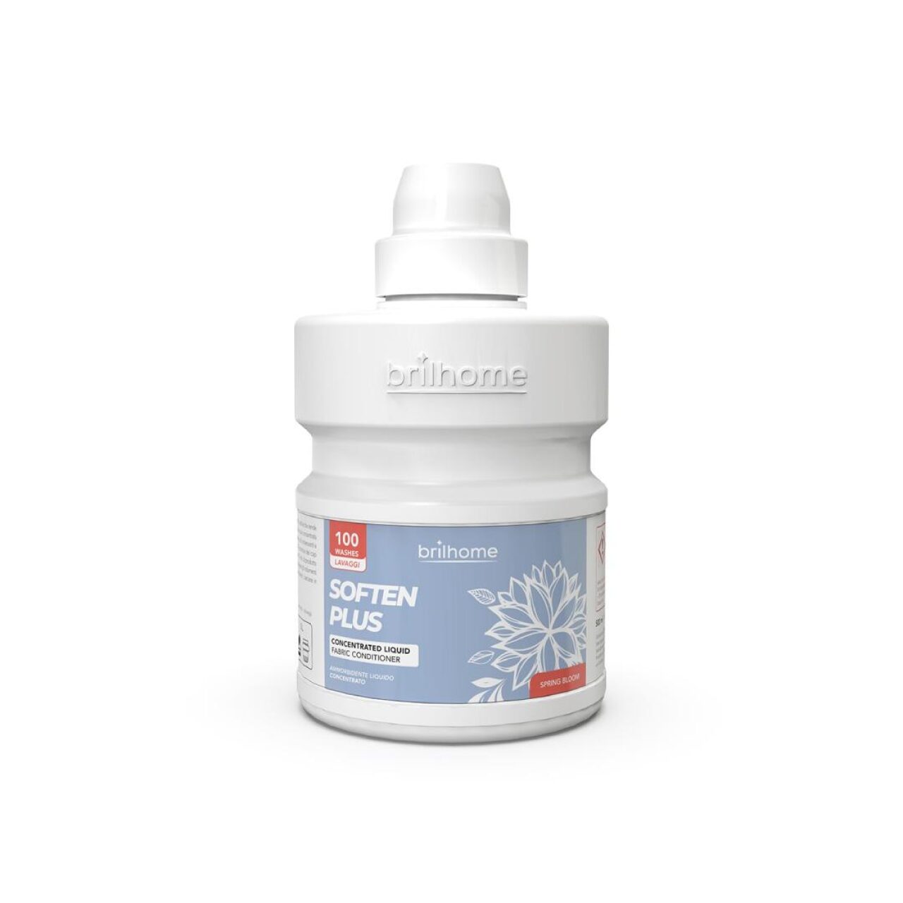 17401286360 Soften Plus „Floral Caress“ – koncentruotas skystas audinių minkštiklis, 100 skalbimų (veganiškas) - Image 1