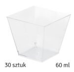 30 permatomų puodelių rinkinys - Image 3