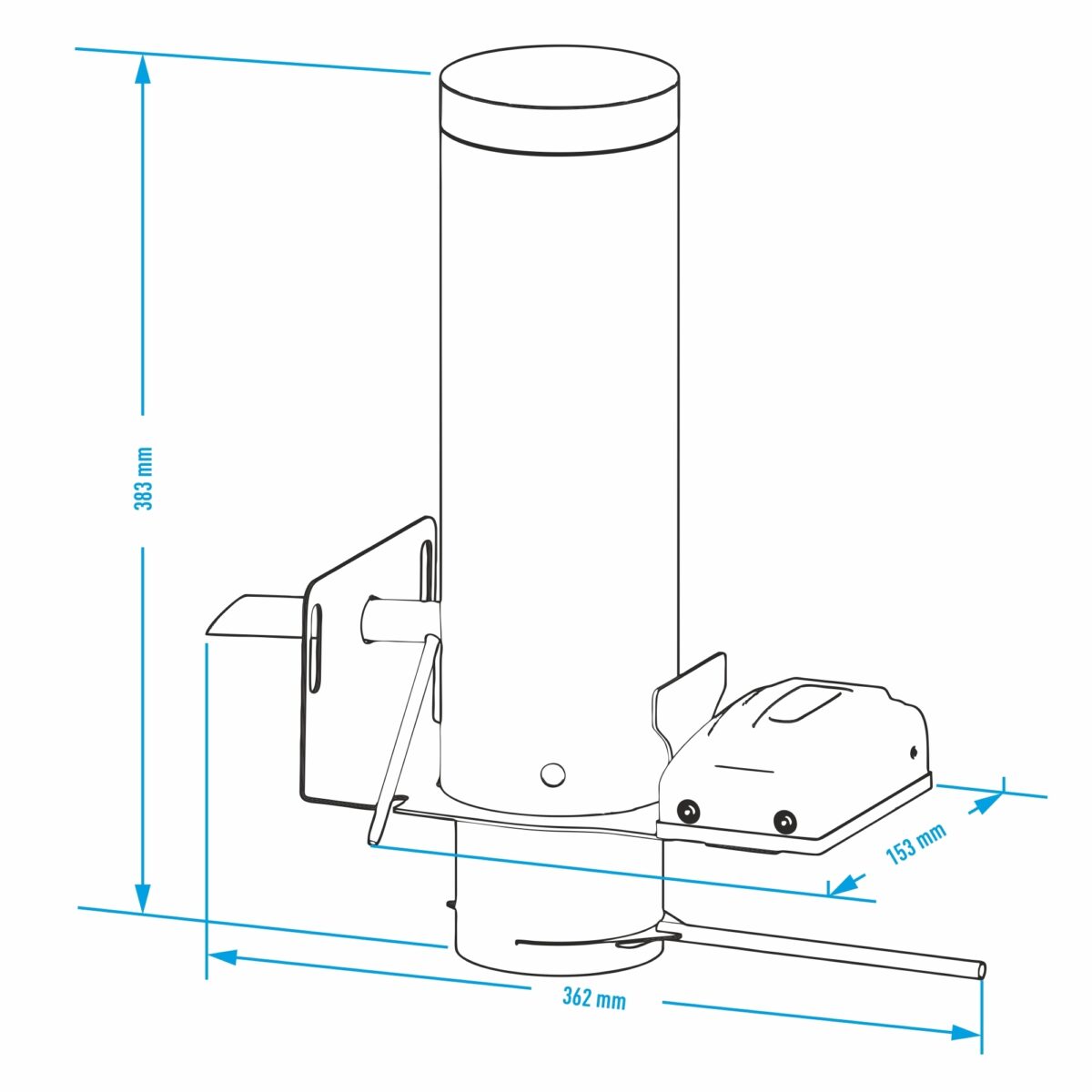 Dūmų generatorius su pelenų surinkimo padėklu - Image 8