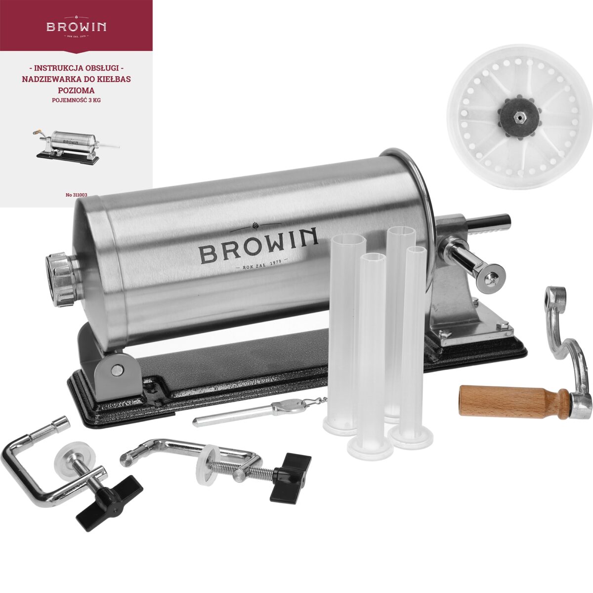Horizontalus dešrelių kimštuvas 3 kg - Image 2