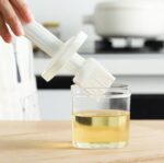 Indas aliejui su silikoniniu šepetėliu