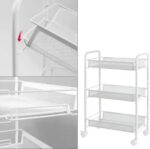 Mobili virtuvės lentyna ant ratukų (Balta) - Image 2