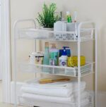 Mobili virtuvės lentyna ant ratukų (Balta) - Image 3