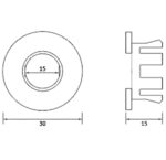Praustuvo perpildymo dangtelis - Image 4