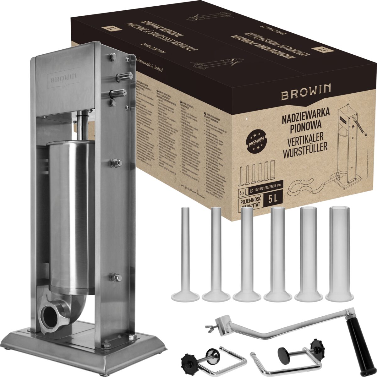 Premium klasės vertikalus kimštuvas 5L - Image 2