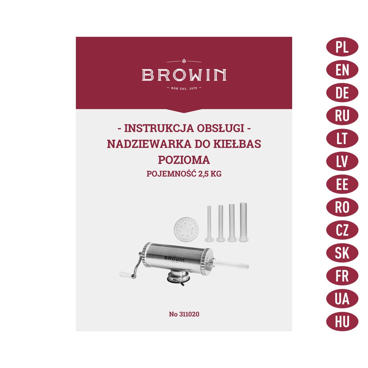 Rankinis horizontalus kimštuvas 2,5kg - Image 9
