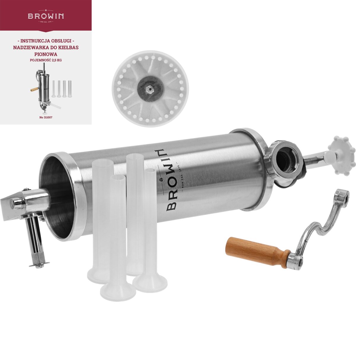 Rankinis vertikalus kimštuvas 2,5kg - Image 3