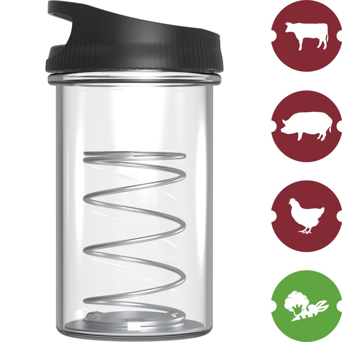 Stiklinis presuoklis – DUO rinkinys, 2 x 450 g talpos - Image 4