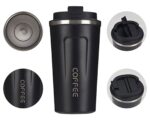 Termosinis puodelis "Coffee black" - Image 4