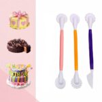 Tortų dekoravimo įrankiai, 3 vnt.