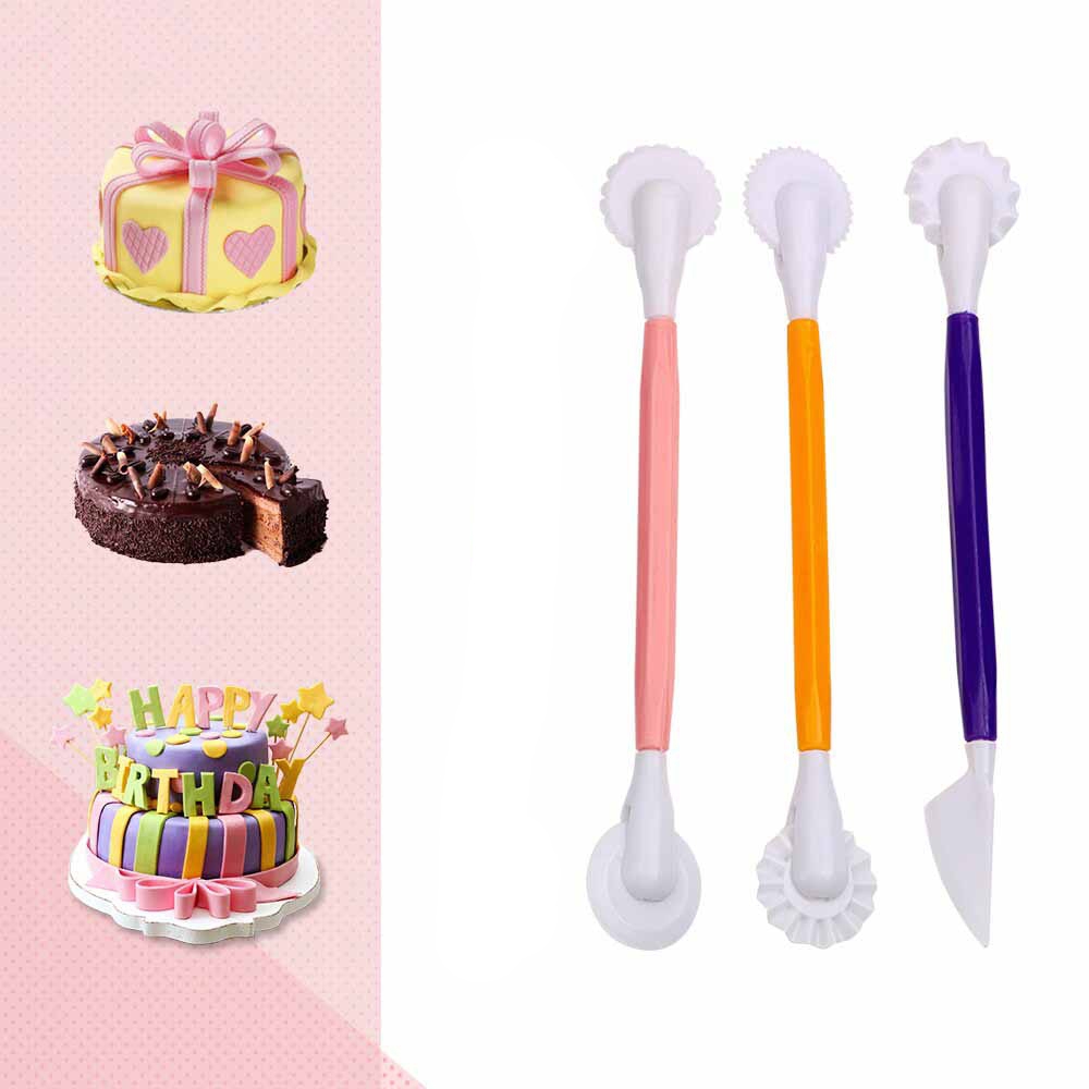 Tortų dekoravimo įrankiai Tortų dekoravimo įrankiai, 3 vnt. - Image 1