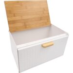 Metalinė duoninė su bambuko dangčiu - Image 3