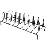 Kompaktiškas dangčių ir lėkščių laikiklis