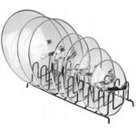 Kompaktiškas dangčių ir lėkščių laikiklis - Image 3