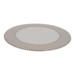 Keraminė lėkštė su auksinėmis linijomis, 27 cm - Image 2