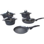 9 dalių OSFE „Mars“ serijos granito puodų rinkinys - Image 3