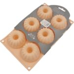 Silikoninė kepimo forma keksiukams (6 vietų) - Image 2