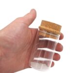 Stiklinis indelis su kamštiniu dangteliu - Image 2