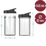 Stiklinis presuoklis – DUO rinkinys, 2 x 450 g talpos - Image 11