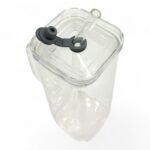 Stiklinis puodelis su šiaudeliu - Image 3