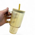 Stiklinis puodelis su šiaudeliu "BAMBOO" - Image 5