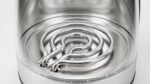 Metalinis šildytuvas su spiraline forma