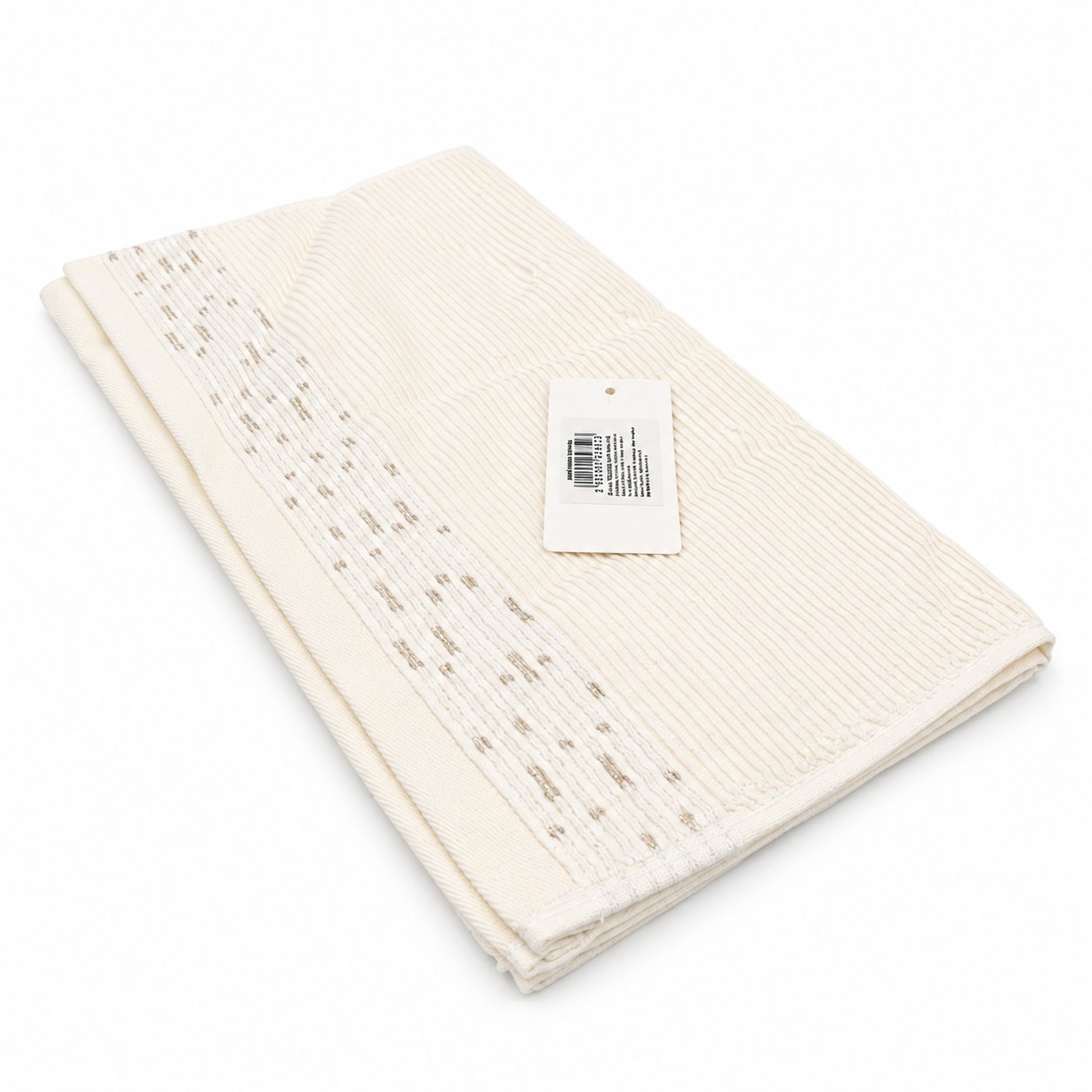 34-74-cm-kremines-spalvos-medvilninis-ranksluostis 34 × 74 cm kreminės spalvos medvilninis rankšluostis - Image 1