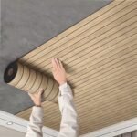 3D dekoratyvinė sienų panelė (lipni) – medžio imitacija 300 x 45 cm - Image 2