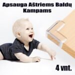 Apsauga Aštriems Baldų Kampams, 4 vnt.