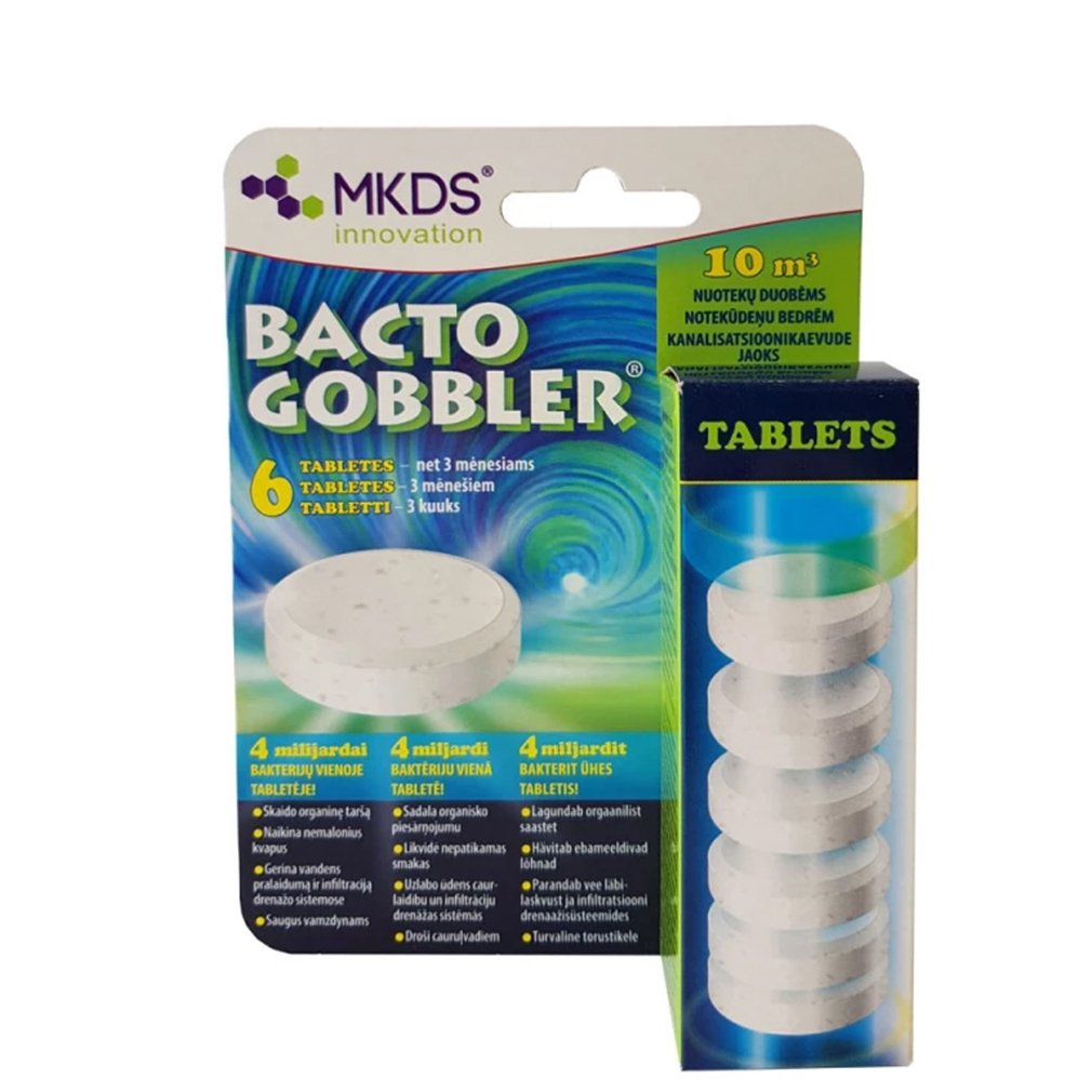 bacto-gobbler-bakteriju-tabletes-nuotekoms BACTO GOBBLER bakterijų tabletės nuotekoms - Image 1