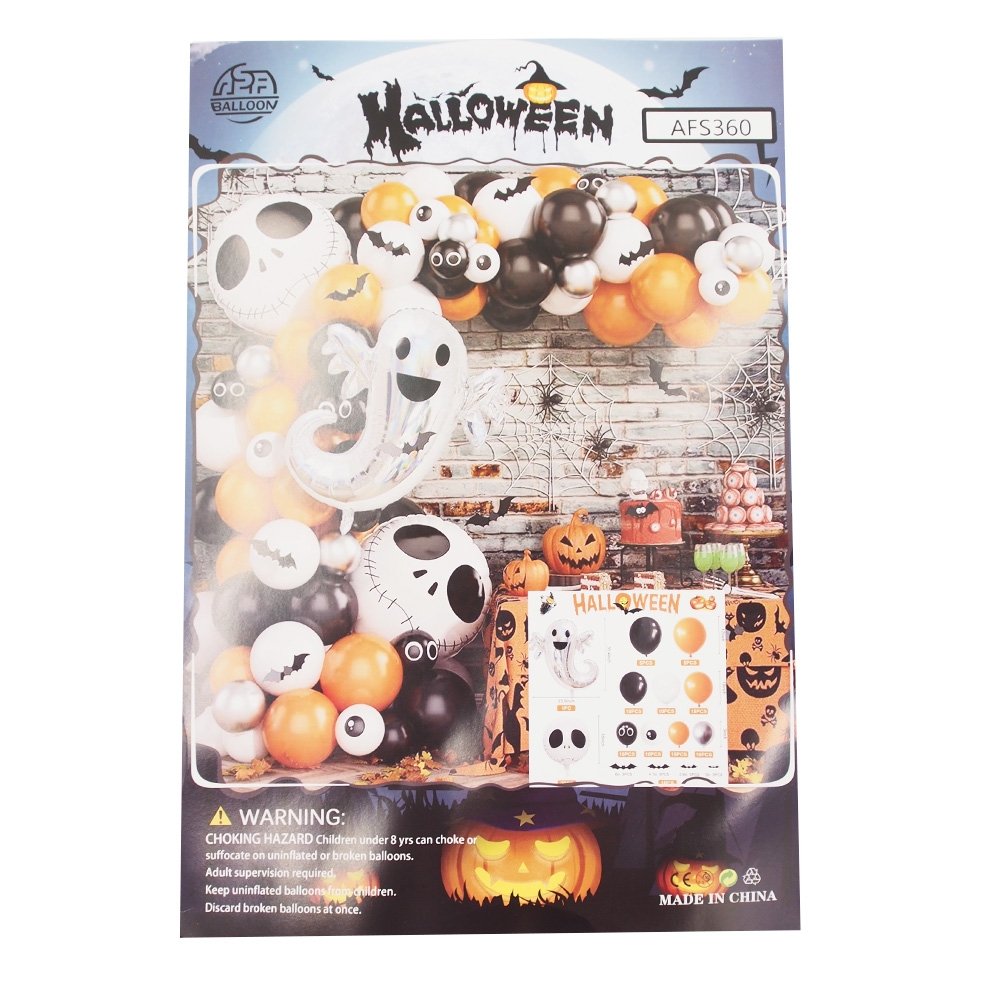 balionu-girlianda-halloween Balionų girlianda "Halloween" - Image 1