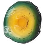 Dekoratyvinė stiklo lėkštė, 30×28×10 cm - Image 3