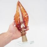 Dekoratyvinė stiklo skulptūra, 13×9×41 cm - Image 3