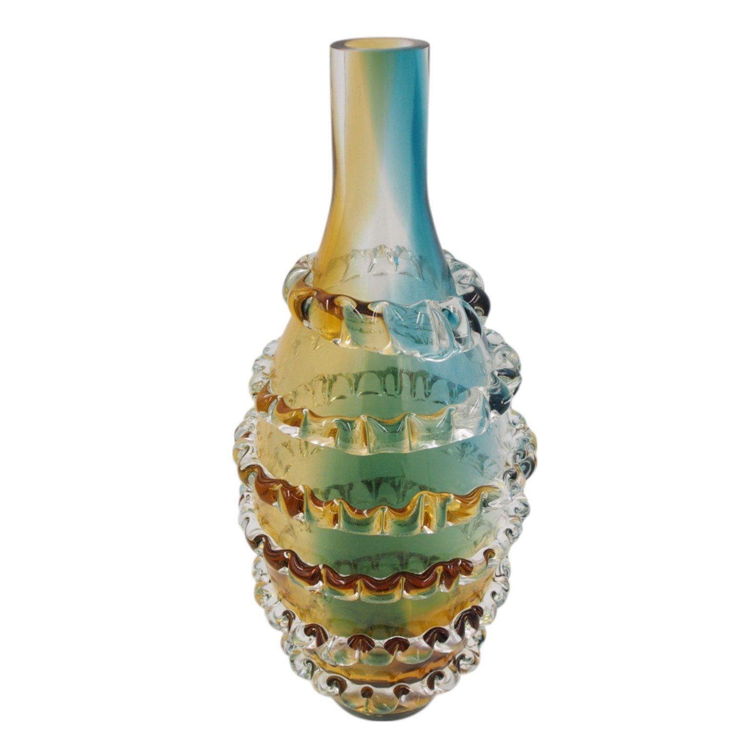 dekoratyvine-stiklo-vaza-19-445-cm Dekoratyvinė stiklo vaza 19 × 44,5 cm - Image 1