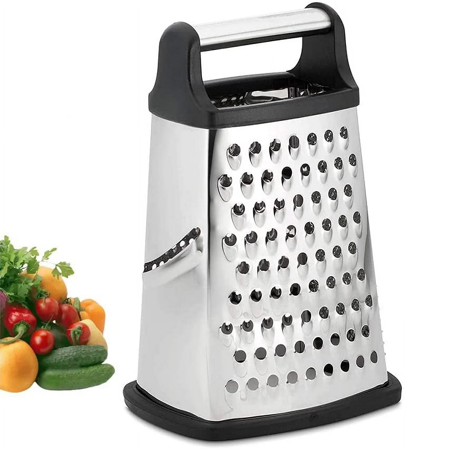 didele-virtuvine-tarka-235-cm-4-pusiu-nerudijancio-plieno Didelė virtuvinė tarka 23,5 CM. (4 pusių, nerūdijančio plieno) - Image 1