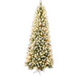 Dirbtinė apsnigta eglutė su LED apšvietimu, 210 cm - Image 2