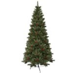 Dirbtinė žalia eglutė su LED apšvietimu, 180 cm - Image 2