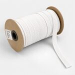 Elastinė juosta siuvimui 19 mm (45m) – balta