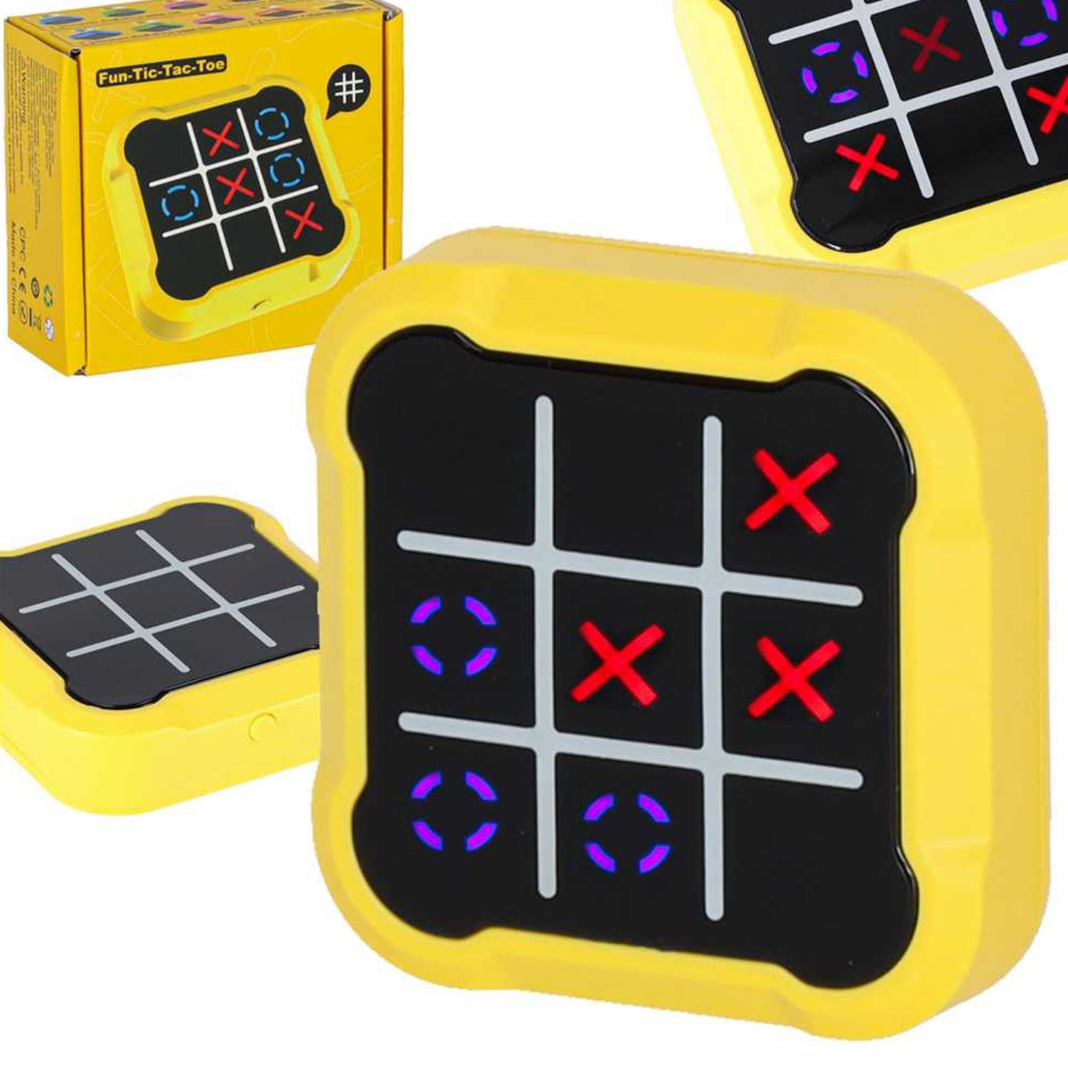elektroninis-kryziukunuliuku-zaidimas-su-led Elektroninis kryžiukų–nuliukų žaidimas su LED - Image 1