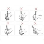 Ergonominis pieštuko laikiklis vaikams – 3 vnt. rinkinys - Image 3