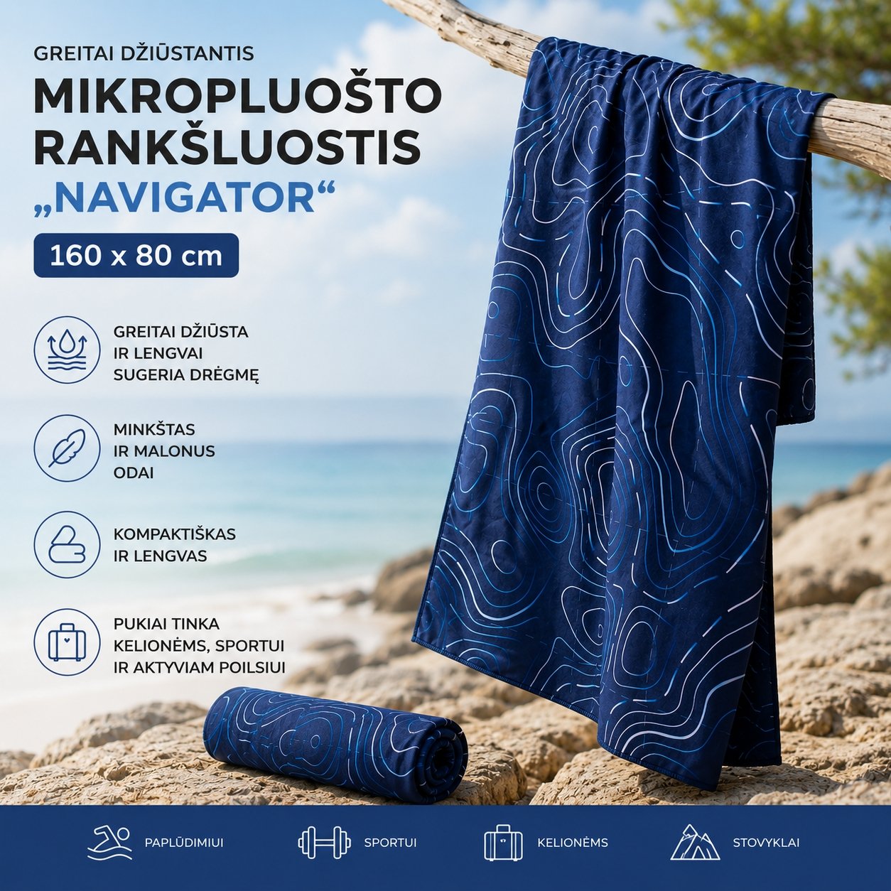 greitai-dziustantis-mikropluosto-ranksluostis-navigator-160-x-80-cm Greitai džiūstantis mikropluošto rankšluostis „Navigator“ 160 x 80 cm - Image 1