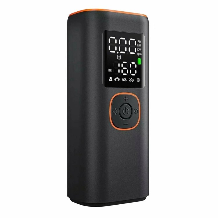 ikraunamas-elektrinis-padangu-kompresorius-su-power-bank-funkcija-160-psi Įkraunamas elektrinis padangų kompresorius su „Power Bank“ funkcija, 160 PSI - Image 1