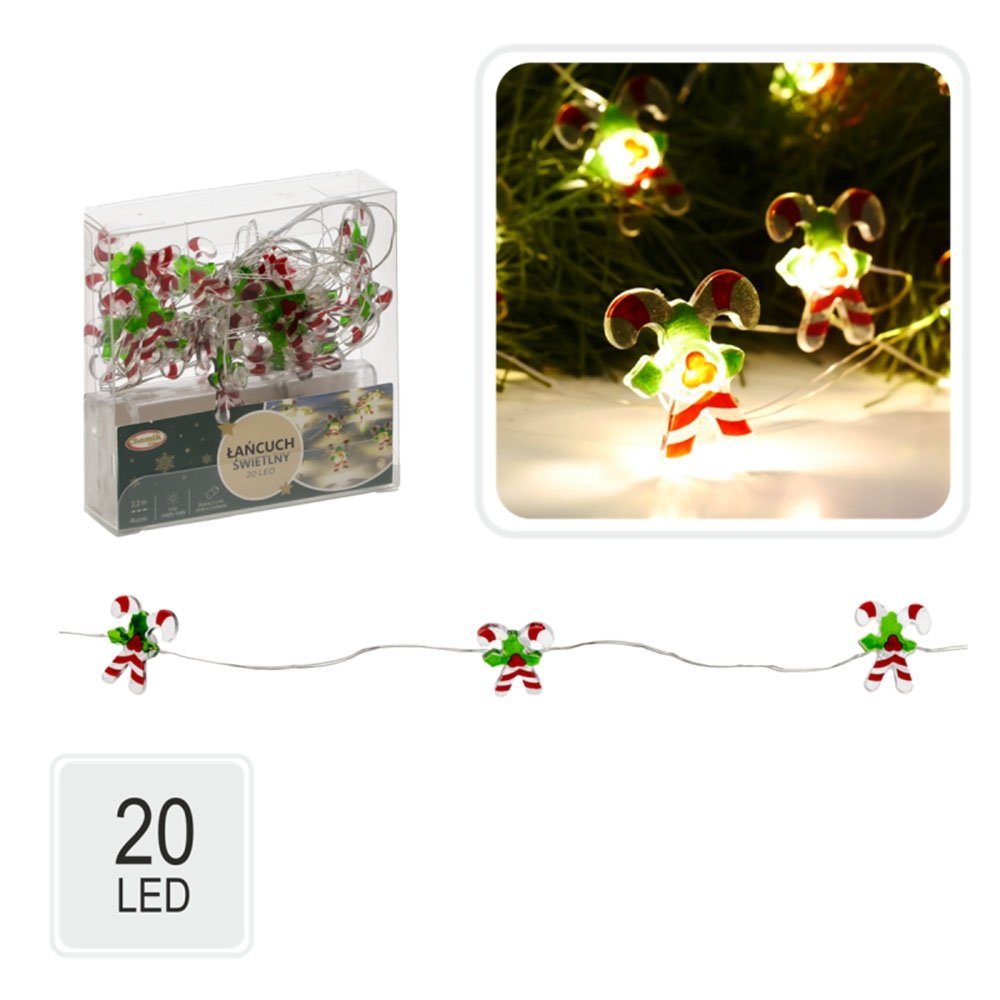 kaledine-led-girlianda-su-saldainiuku-figurelemis-20-led Kalėdinė LED girlianda su saldainiukų figūrėlėmis, 20 LED - Image 1