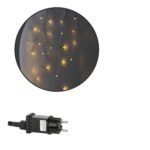 Kalėdinė LED užuolaida/varvekliai, 300 LED, šiltai balta šviesa, 12 m - Image 2