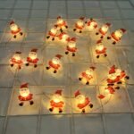 Kalėdų Senelio formos LED lempučių rinkinys - Image 3