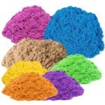 Kinetinio smėlio rinkinys su pripučiama dėže ir formelėmis – 4,5 kg - Image 2