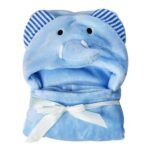 Kūdikio pledukas su gobtuvu „Drambliukas“ - Image 2