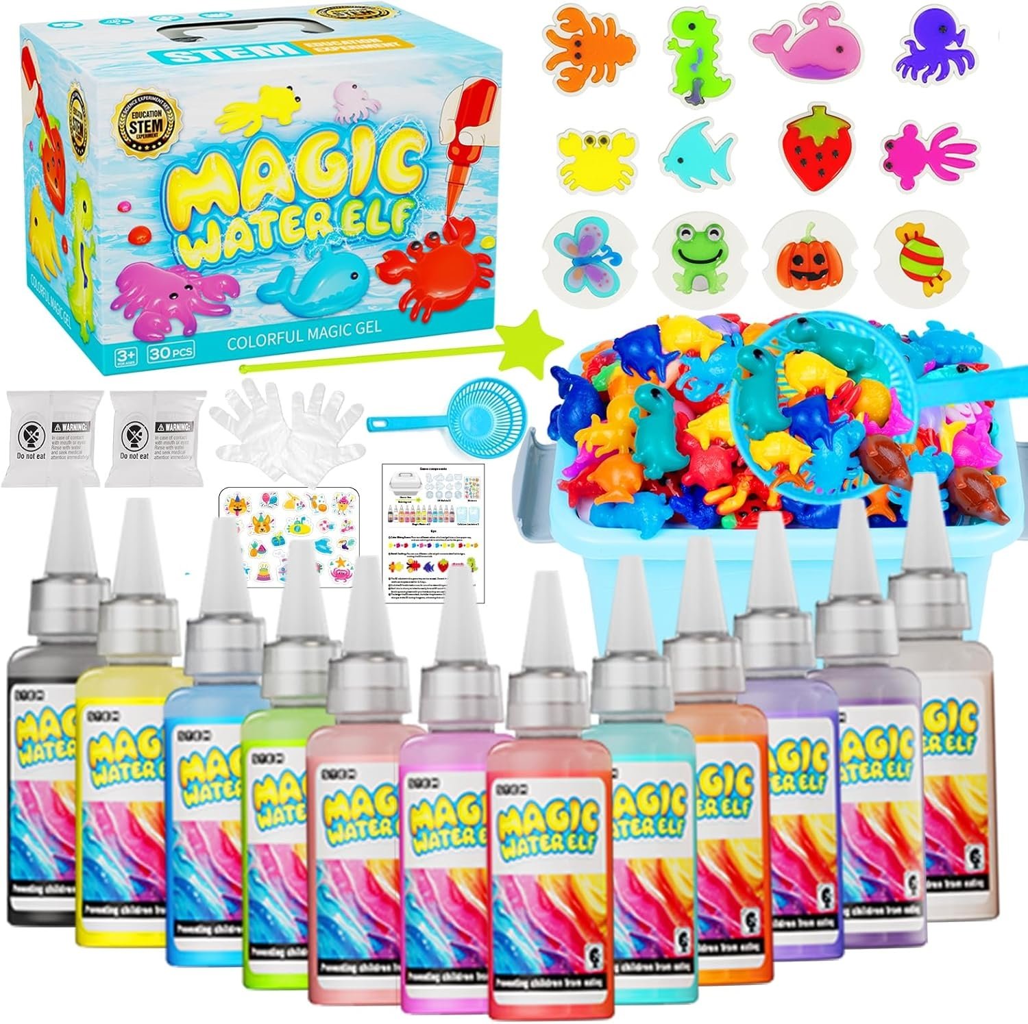 kurybinis-rinkinys-magic-water-elf-spalvotu-figureliu-gamyba Kūrybinis rinkinys „Magic Water Elf“ – spalvotų figūrėlių gamyba - Image 1