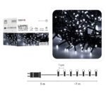 LED girlianda 700 LED, 7 m, šaltai balta